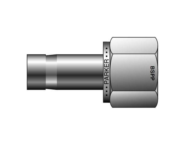 A-LOK Inch Tube BSPP Female Adapter - FA R